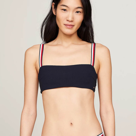 Tommy Hilfiger Γυναικείο μαγιό Global Stripe Bandeau Bikini Top